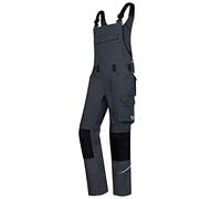 BP 1804-720-70-54s Salopette stretch avec fixations à clip, coton renforcé 305 g/m², anthracite, 54 s