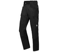 BP 1826-033-0032-43/44s Mélange de tissu avec pantalon de travail stretch pour homme, taille haute dans le dos, 70% coton/28% polyester/2% élasthanne, noir, taille 43/44S
