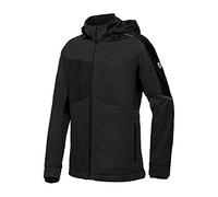 BP 1830-992-0032-3XLn Veste softshell col montant fermeture éclair avant 100% polyester Noir 3XL