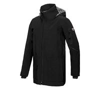 BP 1831-104-0032-2XLn Veste imperméable avec col montant et capuche réglable, 100% polyester, noir, taille XXL