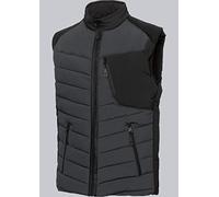 BP 1832-801-5632-4XLn Gilet thermique rembourré avec doublure thermique matelassée 100% polyester Anthracite/noir Taille 4XLn