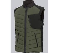 BP 1832-801-7332-XSn Gilet thermique rembourré avec doublure thermique matelassée 100% polyester Olive/noir Taille XSn