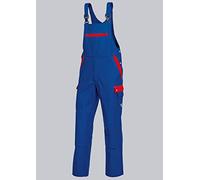 BP 1844-720-13 Workwear Salopette pour homme Coton et polyester Bleu roi/rouge Taille 70