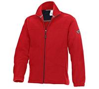 BP 1872-646-81-4XL Veste polaire avec col montant et bras Système de levage 270 g/m² 100% polyester Rouge Taille 4XL
