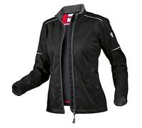 BP 1878-572-32 Veste softshell pour femme, col montant, fermeture éclair avant, 300,00 g/m², 100% polyester, noir, taille S