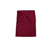 BP 1902-400-82-75/59 Bar Apron Long 215 g/m² Tissu Mix Vin Rouge 75 x 59 cm (3 pièces dans un paquet)