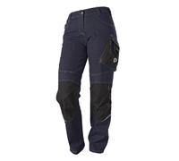 BP 1973-031-0004 Workwear Jean pour femme en coton et élasthanne, bleu foncé/pierre, taille 31/32