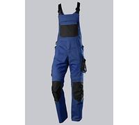 BP 1979-570-1332 Workwear Salopette unisexe en polyester et coton Bleu roi/noir Taille 52