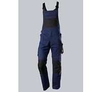 BP 1979-570-1432 Workwear Salopette unisexe en polyester et coton Bleu nuit/noir Taille 54
