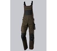 BP 1979-570-4832 Workwear Salopette unisexe en polyester et coton Marron/noir Taille 52