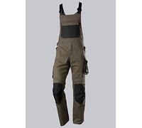 BP 1979-570-5032 Workwear Salopette unisexe en polyester et coton Noyer/noir Taille 52