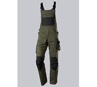 BP 1979-570-7332 Workwear Salopette unisexe en polyester et coton Olive/noir Taille 52