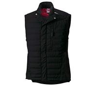 BP 1986-570-32 Gilet thermique - Silhouette mince - Col montant - Doublure thermique - 65% polyester, 35% coton - Coupe standard - Taille : XL - Couleur : noir