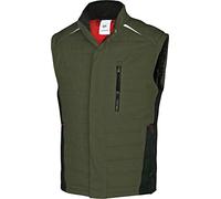 BP 1986-570-73 Gilet thermique - Silhouette élancée - Col montant - Doublure thermique - 65% polyester, 35% coton - Coupe standard - Taille : 2XL - Couleur : olive