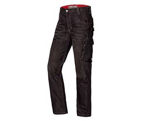 BP 1990-038-09 Worker-Jeans - Schlanke Silhouette - Ergonomischer Schnitt - Stretch-Stoff - 78% Baumwolle, 22% Elastomultiester - schlanke Passform - Größe: 33/32 - Farbe: black washed