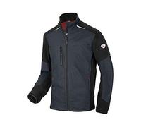 BP 1992-570-56 Veste de travail hybride - Col montant doublé - Manches ergonomiques - Polyester pur - Coupe longue - Taille : 60/62 l - Couleur : anthracite