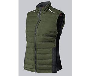 BP 1994-570-73 Workwear Veste thermique en polyester et coton pour femme Olive Taille XXL