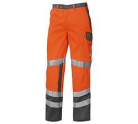 BP 2213-840-8553-39/40L Pantalon de Travail avec empiècement élastique dans Le Dos, 31% Polyester, 28% modacrylique, 20% Viscose, 20% aramide, 1% Autres Fibres, Orange/Gris foncé, Taille 39/40L