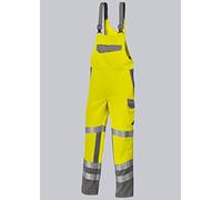 BP 2214-840-8653-30n Salopette stretch avec attaches à clip 31% polyester/28% modacryl/20% viscose/20% aramide/1% fibres différentes Jaune/gris foncé Taille 30 N