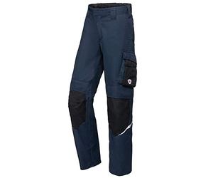 BP 2406-581-1432-45/46n Silhouette élégante pour homme avec taille haute à l'arrière, 35% aramide/30% modacrylique/25% coton/9% polyamide/1% autres fibres, bleu nuit/noir, taille 45/46 N