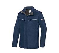 BP 2424-860-0014-XSn Veste polaire pour homme Col montant Fermeture Éclair dissimulée à l'avant 48% modacrylique/32% coton/18% polyester/2% autres fibres Bleu nuit Taille XS