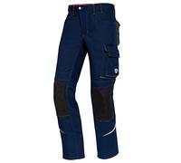 BP Comfort Plus 1803-720-110 Pantalon de travail avec élastique dans le dos et plis à la taille Taille 46S Bleu nuit/anthracite