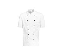 BP Gourmet 1546-400-21 Veste de chef à manches mi-longues 65% polyester, 35% coton Coupe normale Taille 50 Blanc