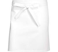 BP Gourmet 1901-400-21 Lot de 3 tabliers courts (largeur : 75 cm) - Court - 75 x 45 cm - 65% polyester, 35% coton - Taille : 75/45 - Couleur : blanc