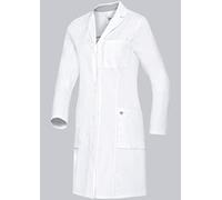 BP Med Coats 1754-130-0021 Blouse médicale à Manches Longues pour Femme en Pur Coton Coupe Normale Taille 52n Blanc