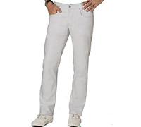 BP Med Trousers 1733-687-21 Jean pour homme - Coupe slim - 55% coton, 42% polyester, 3% élasthanne - Coupe ajustée - Taille 31/34 - Couleur : blanc