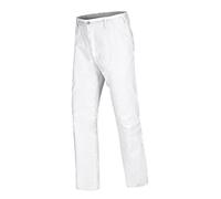 BP Med Trousers 1735-686-21 Pantalon chino pour homme avec élastique à la taille 48% coton, 48% polyester, 4% élasthanne Coupe courte Taille 56S Blanc