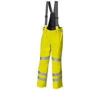 BP Pantalon résistant aux intempéries 2232-881-86-Mn - Dos zippé avec bretelles extra larges - 31% polyester, 28% modacrylique, 20% viscose, 20% aramide, 1% autres fibres - Jaune avertissant.