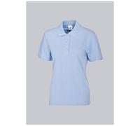 BP 1648-181-11-XL Polo pour femme - Manches 1/2 - Col polo avec boutonnière - 64 cm - 220,00 g/m² - Mélange de tissus - Bleu clair - XL