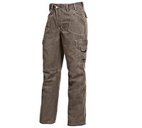 BP Salopette 1979-570-5032-50L - Coupe slim - 250 g/m² - Mélange de tissus stretch - Noyer/noir - 50 l