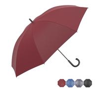BP SUNNY Parapluie Femme Homme Grand Parapluie Solide Parapluie Ouverture Automatique Résistant au Vent Super Hydrofuge Résistant aux Typhons Protection contre la Mousson 137cm
