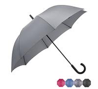 BP SUNNY Parapluie Femme Homme Grand Parapluie Solide Parapluie Ouverture Automatique Résistant au Vent Super Hydrofuge Résistant aux Typhons Protection contre la Mousson 137cm