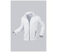 BP 1694-641-21-3XL Veste polaire pour homme, col montant et bras avec système de levage 275 g/m², 100% polyester, blanc, 3XL