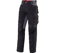 BP Workwear 1789-555-32 Pantalon de travail avec élastique dans le dos et plis au niveau de la taille Coupe normale Taille 56n Noir/gris foncé