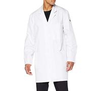 BP Workwear Basic 1310-150-21 Manteau de travail avec boutonnière dissimulée et coupe normale Blanc Taille 52/54