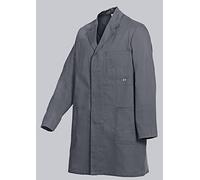 BP Workwear Basic 1310-150-53 Manteau de travail avec boutonnière dissimulée - Pur coton - Coupe normale - Taille : 64/66 - Couleur : gris foncé