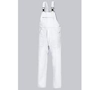 BP Workwear Basic 1413-060-21 Salopette réglable avec fermeture à clip en plastique Blanc Taille 24