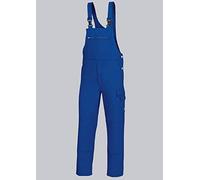 BP Workwear Basic 1482-060-13 Salopette avec bretelles en tissu et inserts en caoutchouc - Poches pour genouillères - Pur coton - Coupe ajustée - Taille 98 - Couleur : bleu roi