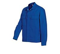 BP Workwear Basic 1485-060-13 Veste de travail - Patte à pression dissimulée - Coton pur - Coupe normale - Taille : 64/66 - Couleur : bleu roi