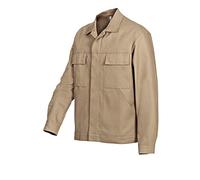 BP Workwear Basic 1485-060-44 Veste de travail - Boutonnière dissimulée - Coton pur - Coupe normale - Taille : 56/58 - Couleur : sable
