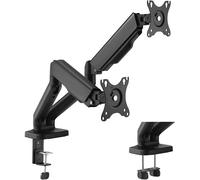 [BP0177] LogiLink Support double écran, alu, longueur bras: 450 mm