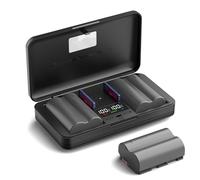 BP511 (2500mA) Batterie Appareil Photo Chargeur Multifonctionnel (Deux Batteries) Compatible avec Canon EOS 50D 40D 30D 20D 10D 1D 5D D30 D60 PowerShot G6 G5 G3 G2 G1 Pro 90 ZR10 20 30