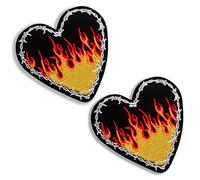 BPA 2 Pièce Love Patch Thermocollant Ecusson Thermocollant Ecusson a Coudre