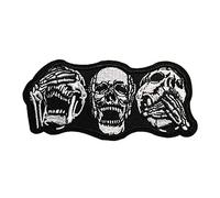 BPA Crâne Patch Thermocollant Ecusson Thermocollant Ecusson a Coudre