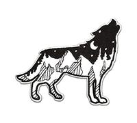 BPA Loup Patch Thermocollant Ecusson Thermocollant Ecusson a Coudre