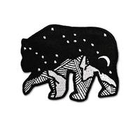 BPA Ours Paysage Patch Thermocollant Ecusson Thermocollant Ecusson a Coudre